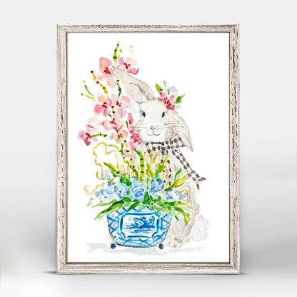 Spring Bunny Mini Framed Canvas