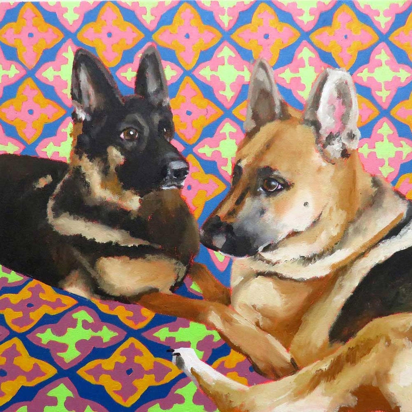 Dog Tales - Foster & Iris Canvas Wall Art