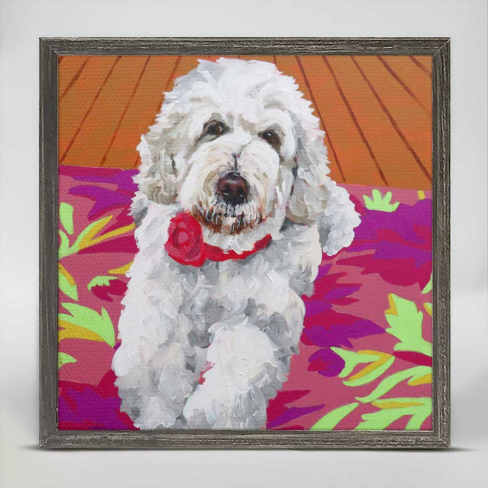Dog Tales - Reginald Mini Framed Canvas