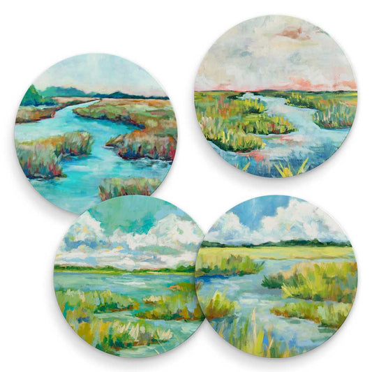 Marshes - Set of 4 Coaster Sets
