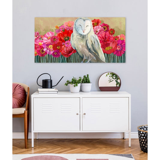 Daytime Owl Canvas Wall Art