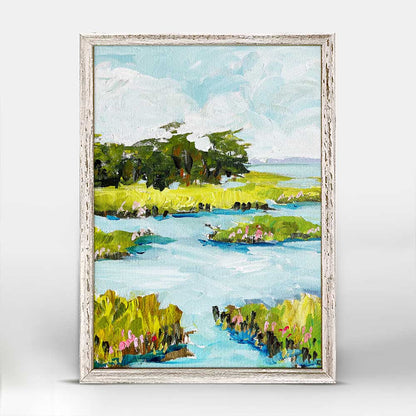 Summer Marsh Mini Framed Canvas