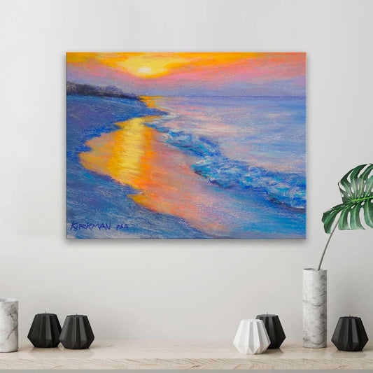 Serenity Sunset Canvas Wall Art