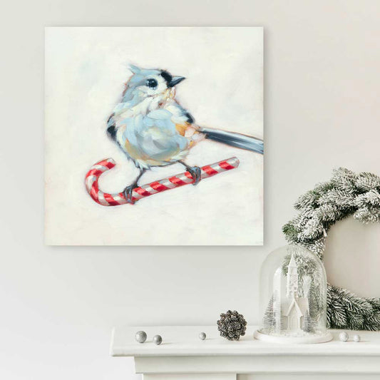Holiday - Christmas Candy Thief Canvas Wall Art