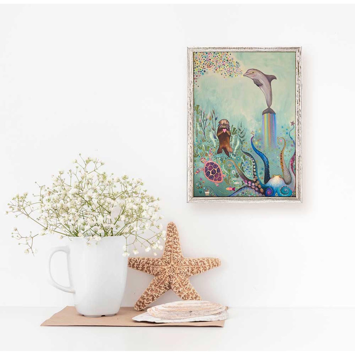 Seaweed Forest Mini Framed Canvas