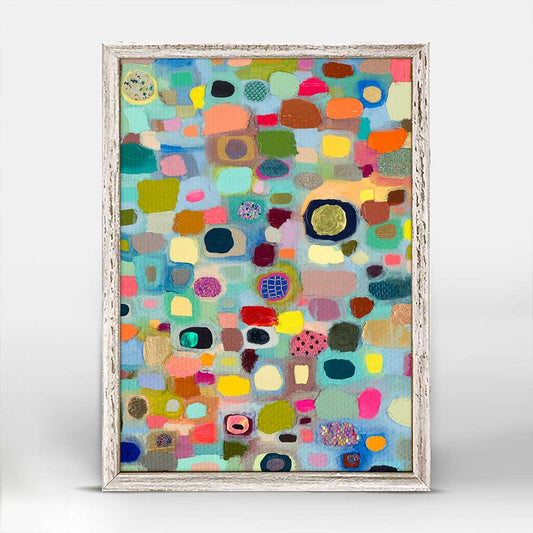 Bursts Of Color - I Mini Framed Canvas