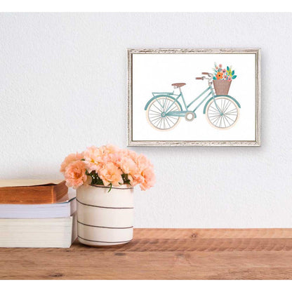 Summer Bicycle Mini Framed Canvas