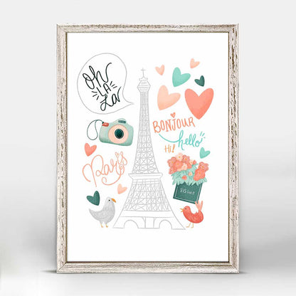 Valentine - Paris Mini Framed Canvas