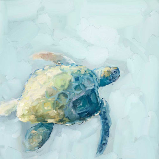 Dreamy Sea Turtle Canvas Wall Art
