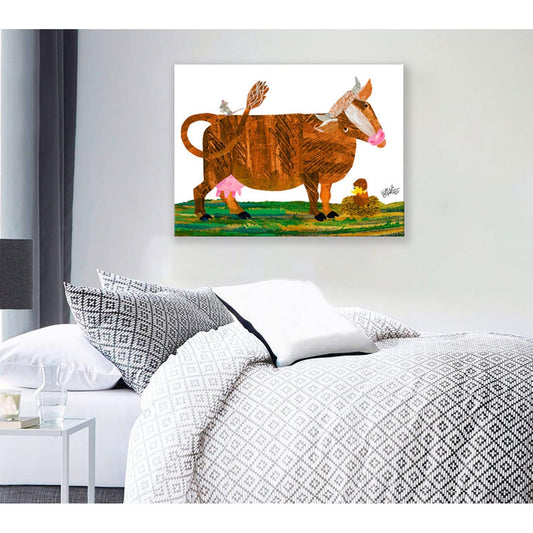 Eric Carle's Cow and Friends Canvas Wall Art
