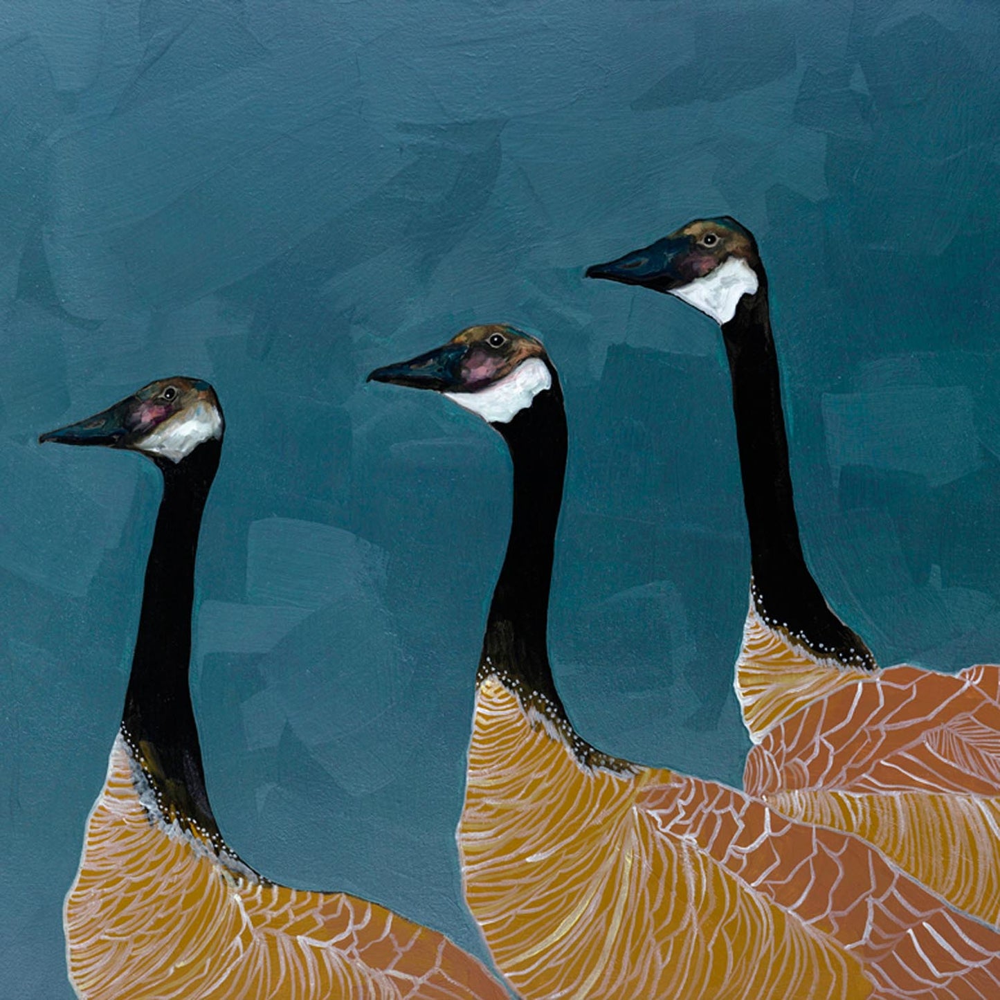 Canadian Geese Canvas Wall Art