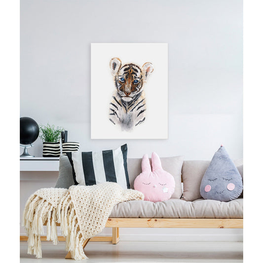 Tiger Portrait Canvas Wall Art