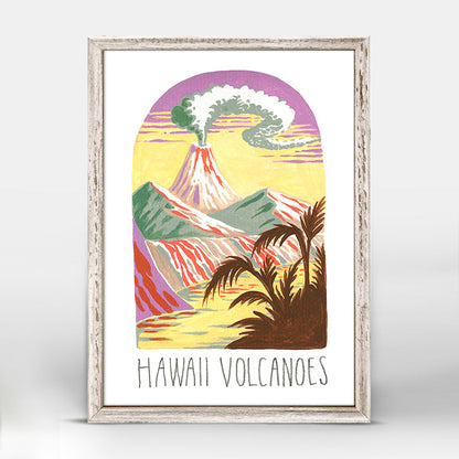 National Parks - Hawaii Volcanoes Mini Framed Canvas