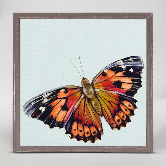 Kamehameha Butterfly Mini Framed Canvas
