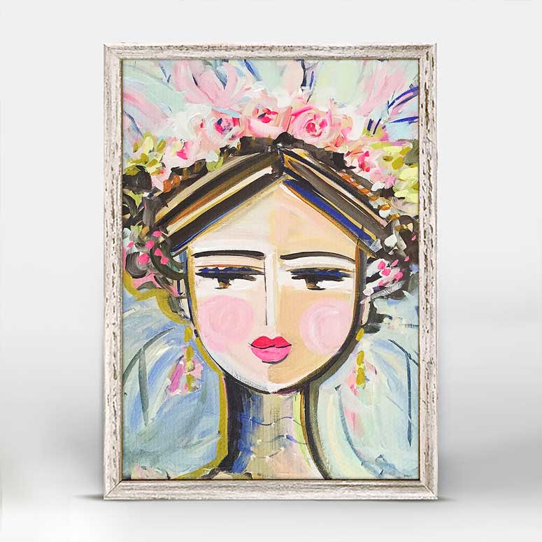 She Is Fierce - Hattie Mini Framed Canvas