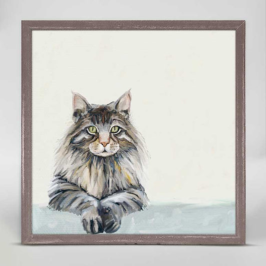 Feline Friends - Maine Coon Mini Framed Canvas