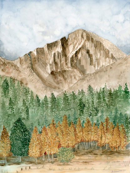 Lovely Landscapes - Rocky Mountain Canvas Wall Art