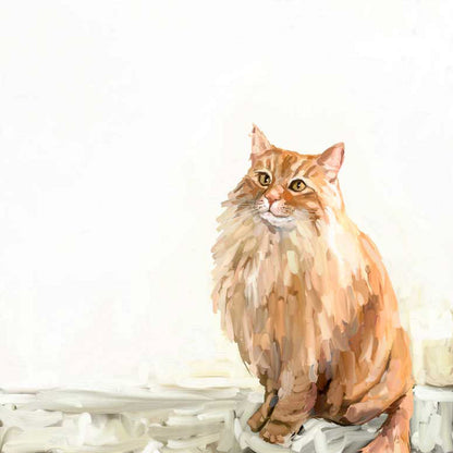 Feline Friends - Charlie Cat Canvas Wall Art