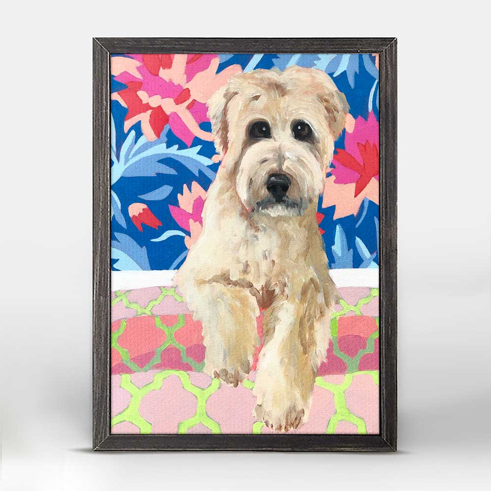 Dog Tales - Max Mini Framed Canvas