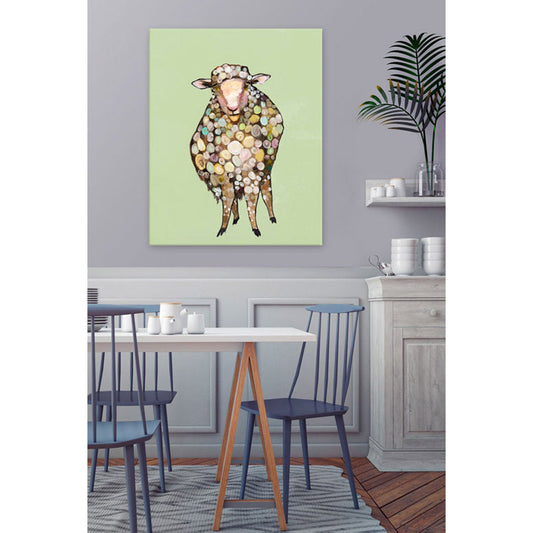 1 Woolly Sheep Canvas Wall Art - GreenBox Art