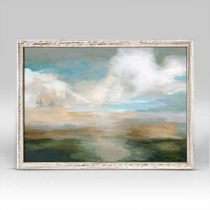 Cloudy Pastures Mini Framed Canvas