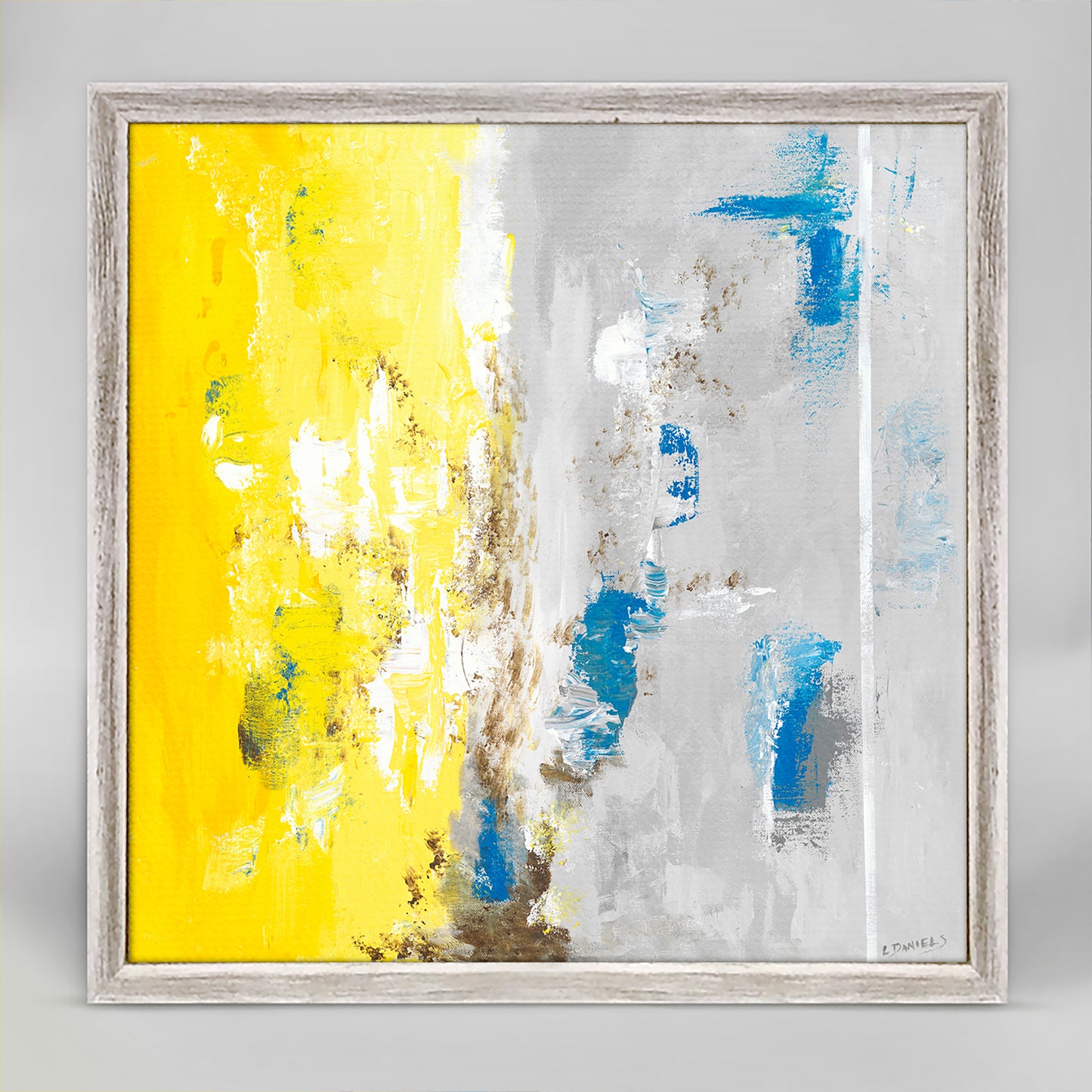 New Beginnings Abstract Mini Framed Canvas