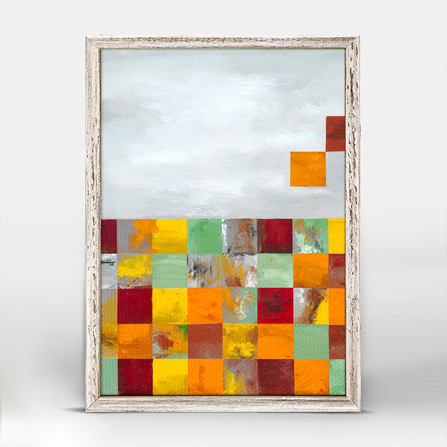 Patchwork Mini Framed Canvas