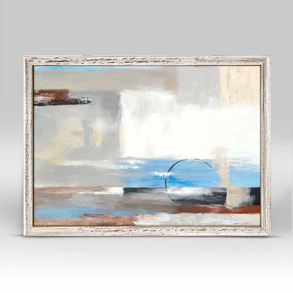 Winter Abstract Mini Framed Canvas