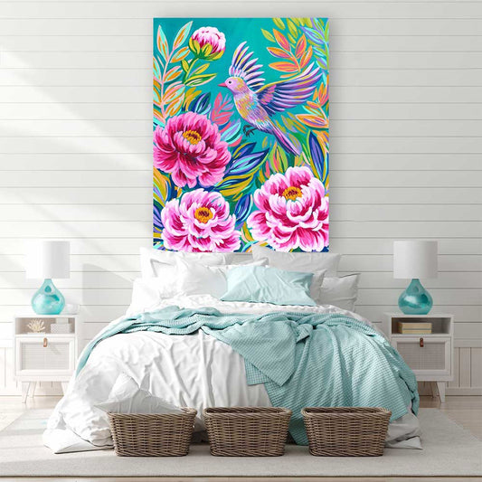 A Place To Bloom - Narrow Canvas Wall Art - GreenBox Art