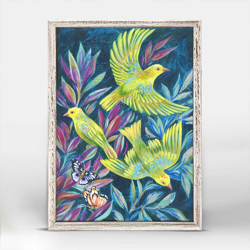 Among The Leaves Mini Framed Canvas - GreenBox Art