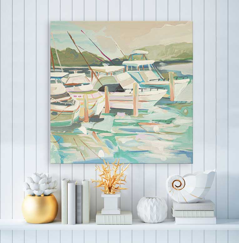 Anchored In Canvas Wall Art - GreenBox Art