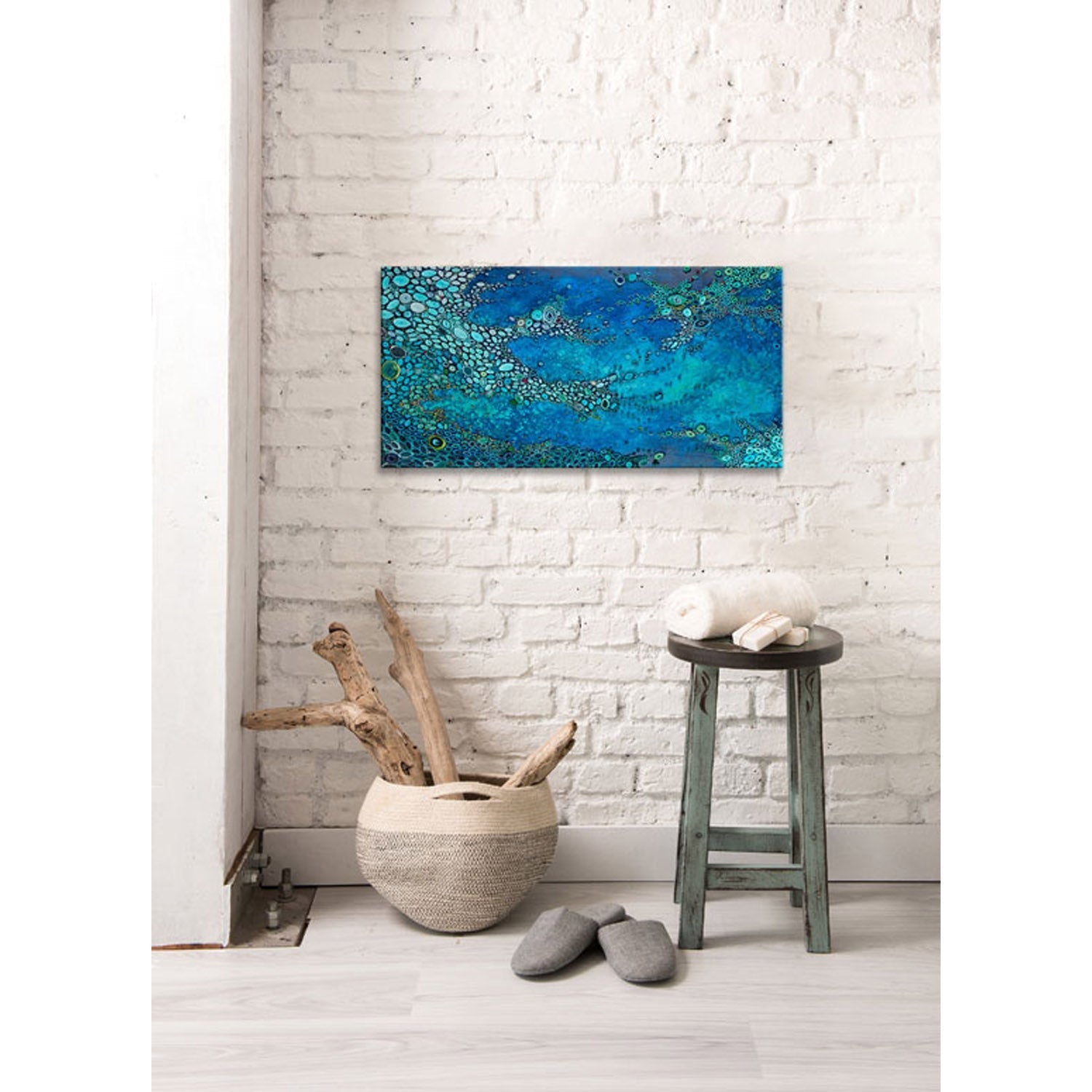 Atlantic Abyss Canvas Wall Art - GreenBox Art