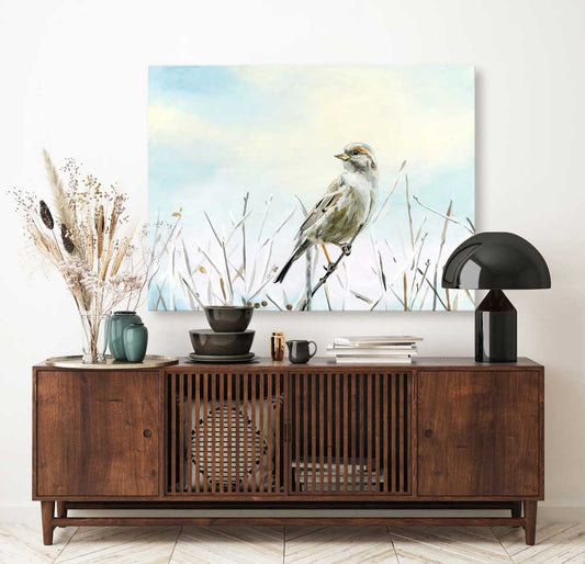 Avian Spotlight - Morning Light Canvas Wall Art - GreenBox Art