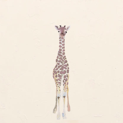 Baby Giraffe Canvas Wall Art - GreenBox Art