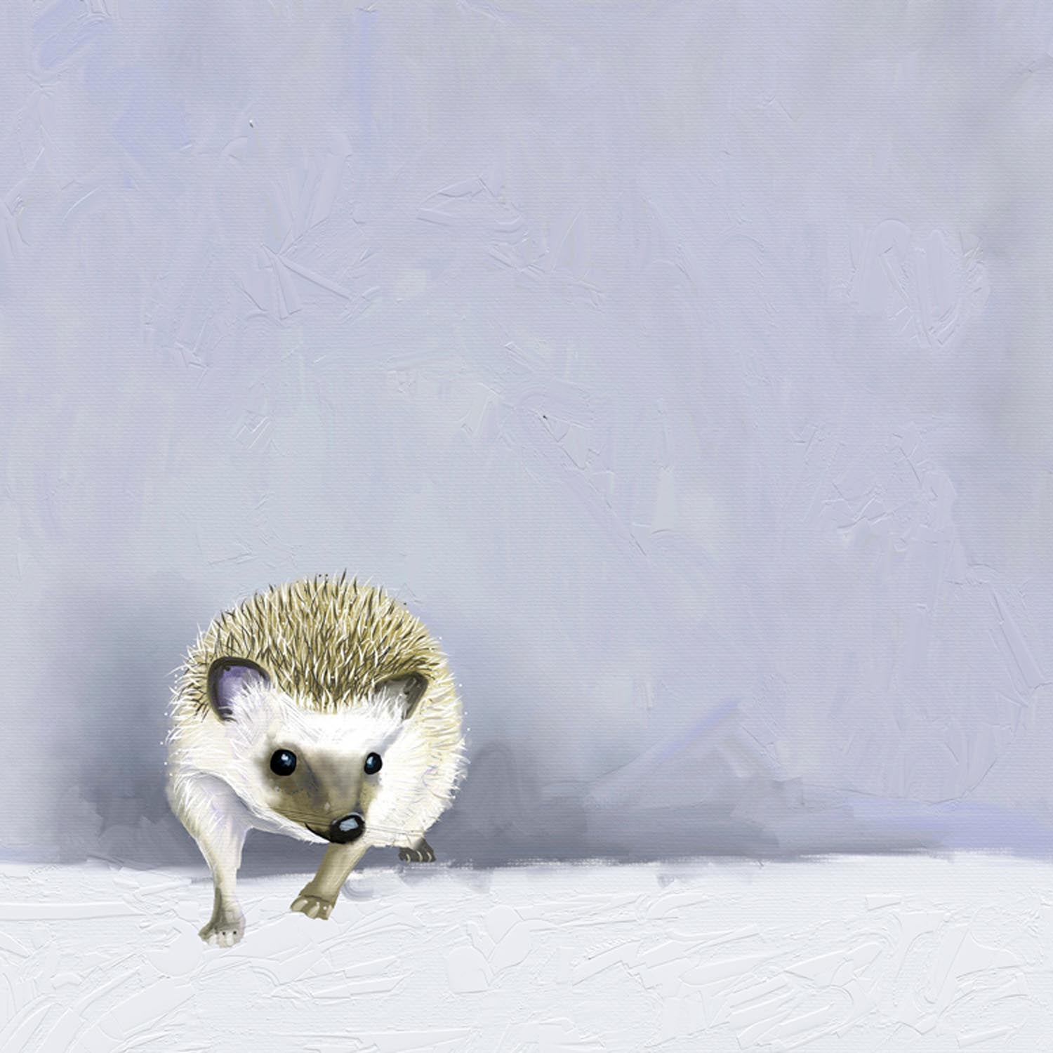 Canvas Hedgie Buddy 2024 Fine Art Print