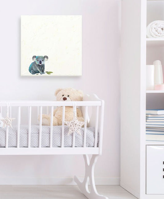 Baby Koala Canvas Wall Art - GreenBox Art