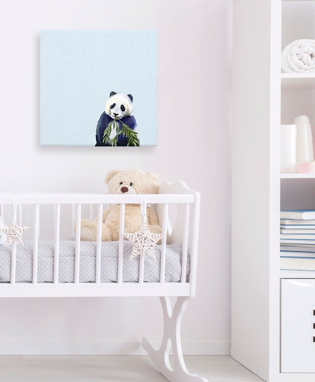 Baby Panda Cub Canvas Wall Art - GreenBox Art