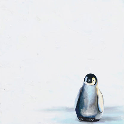 Baby Penguin Canvas Wall Art - GreenBox Art