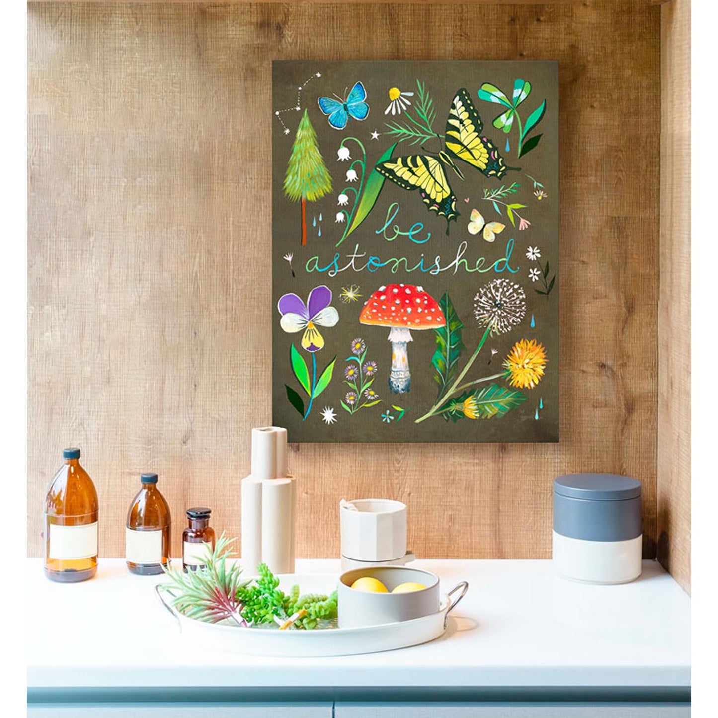 Be Astonished Canvas Wall Art - GreenBox Art