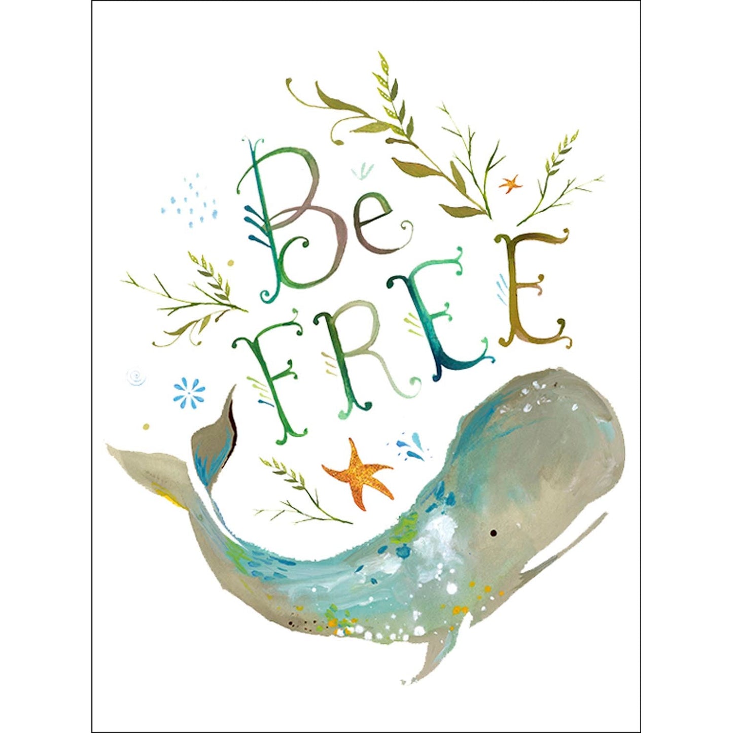 Be Free Canvas Wall Art - GreenBox Art