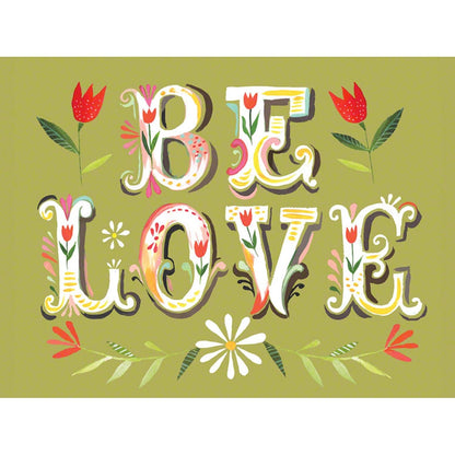 Be Love Canvas Wall Art - GreenBox Art