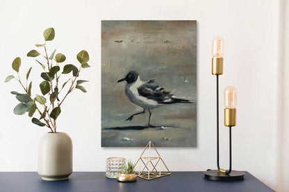 Beach Gull - II Canvas Wall Art - GreenBox Art