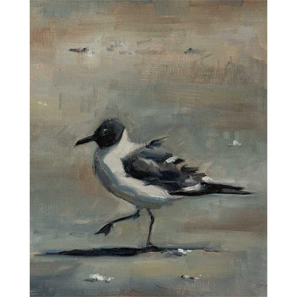 Beach Gull - II Canvas Wall Art - GreenBox Art