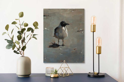 Beach Gull - III Canvas Wall Art - GreenBox Art