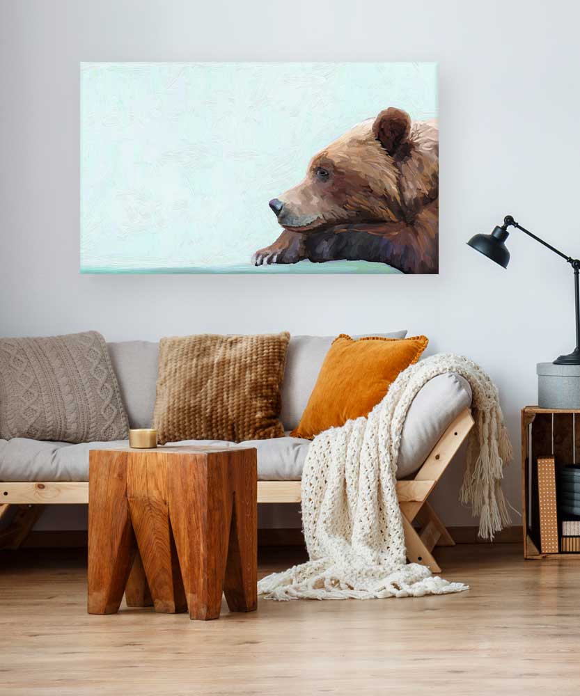 Bear Moment Canvas Wall Art - GreenBox Art