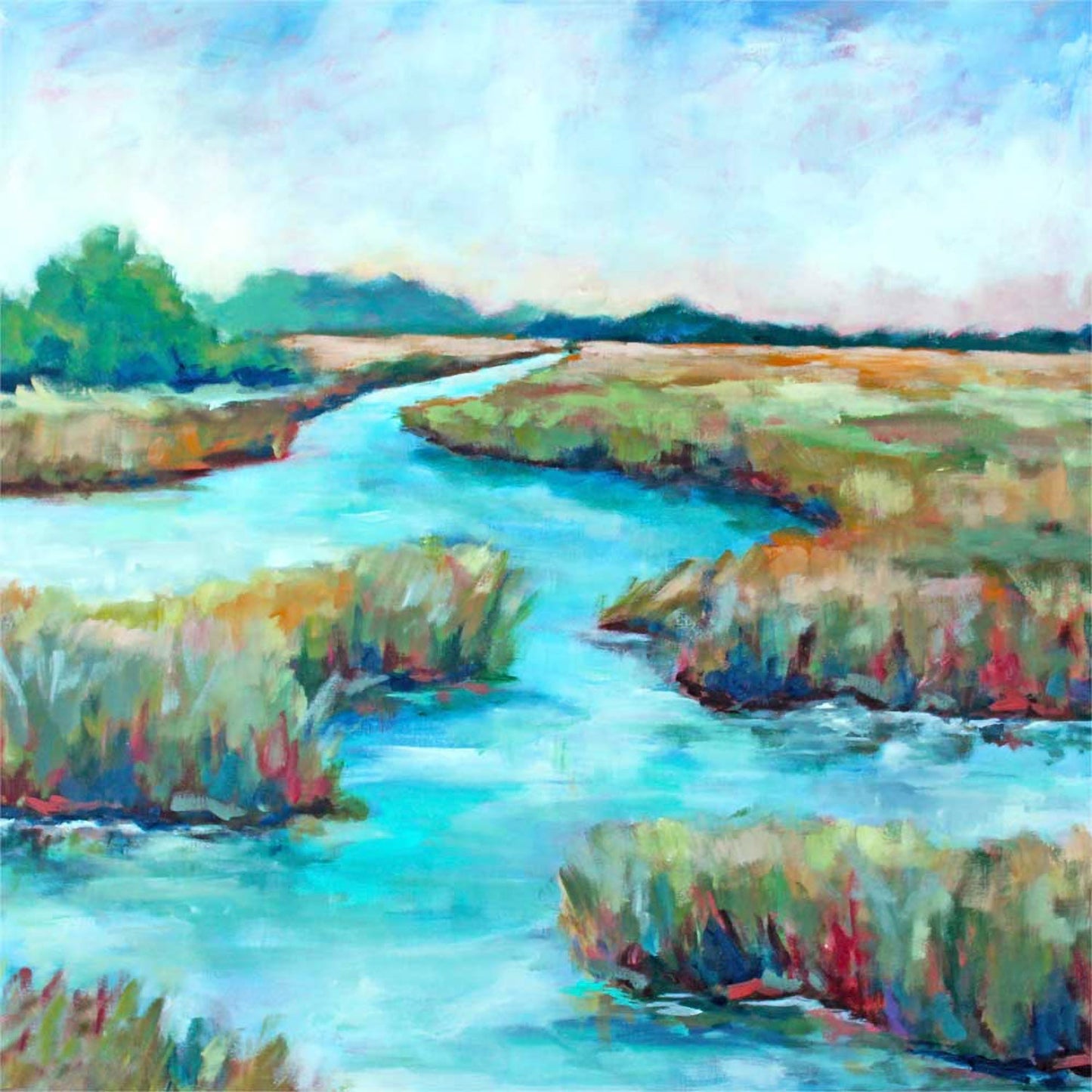 Beaufort Marshes Canvas Wall Art - GreenBox Art