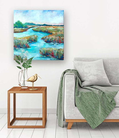 Beaufort Marshes Canvas Wall Art - GreenBox Art