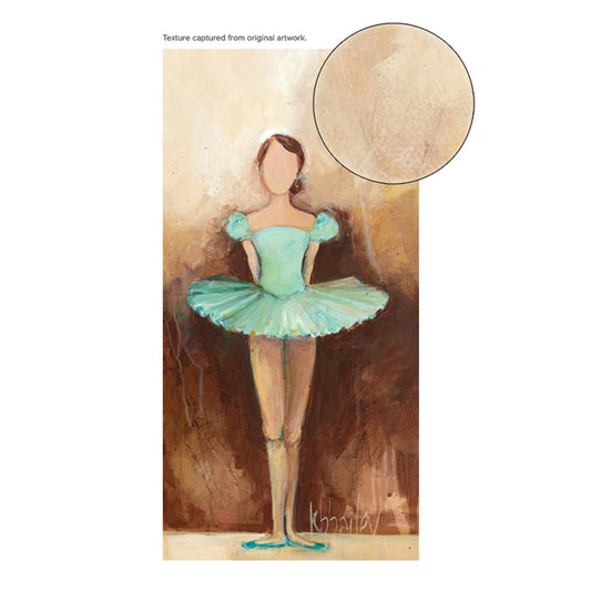 Belle of the Ballet - Green Canvas Wall Art - GreenBox Art