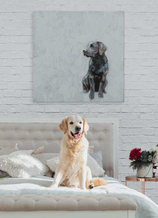 Best Friend - A Very Fine Dog Canvas Wall Art - GreenBox Art