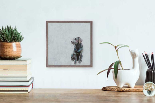 Best Friend - A Very Fine Dog Mini Framed Canvas - GreenBox Art